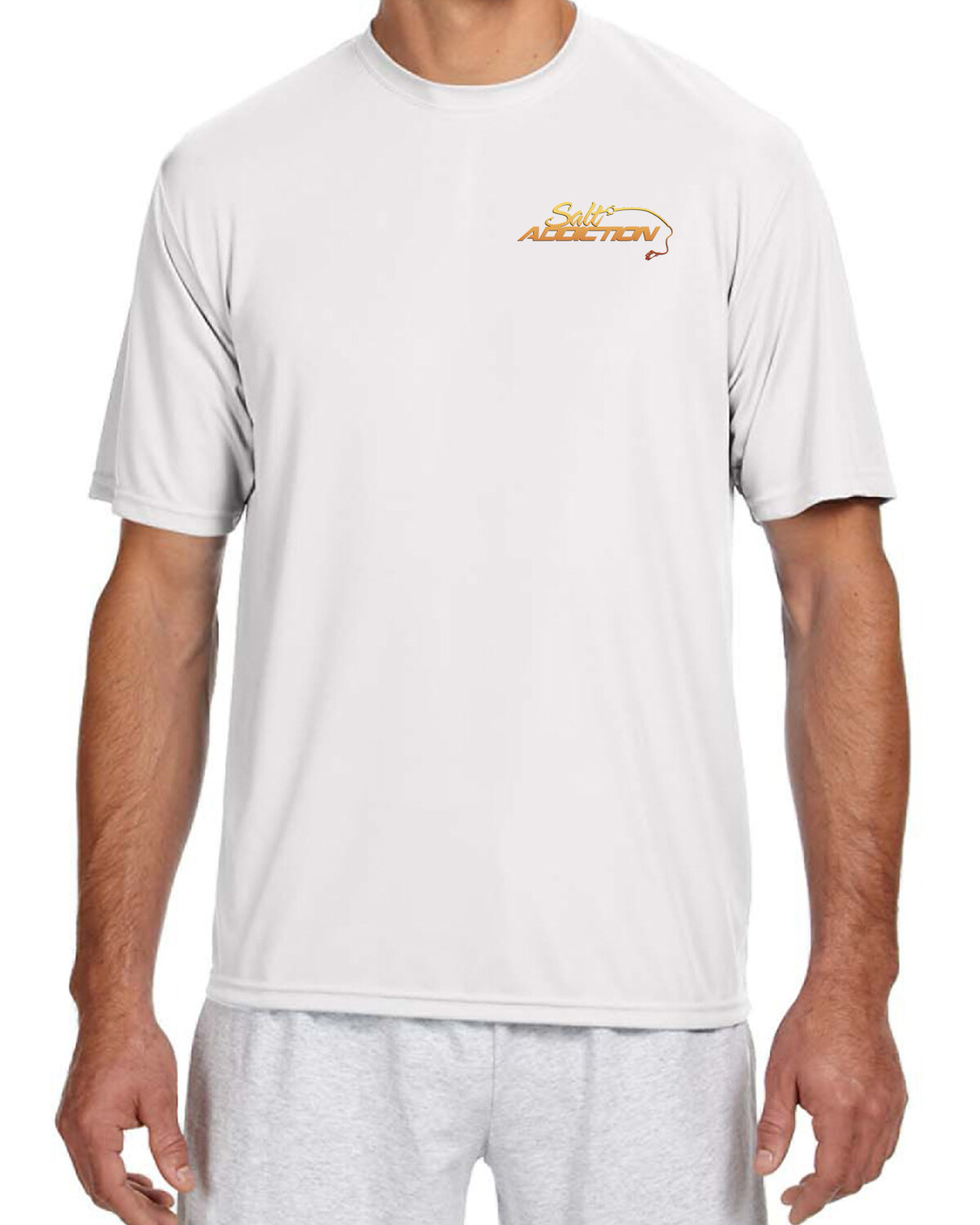 Salt Addiction t shirt Short Sleeve MicroFiber Redfish Flats Fishing uv 30 gallery