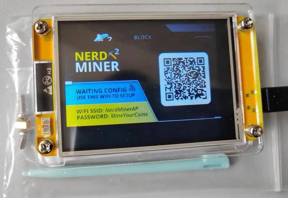 Nerd Miner V2 Bitcoin Lottery NM NerdMiner V2 with Case **2026 Version**