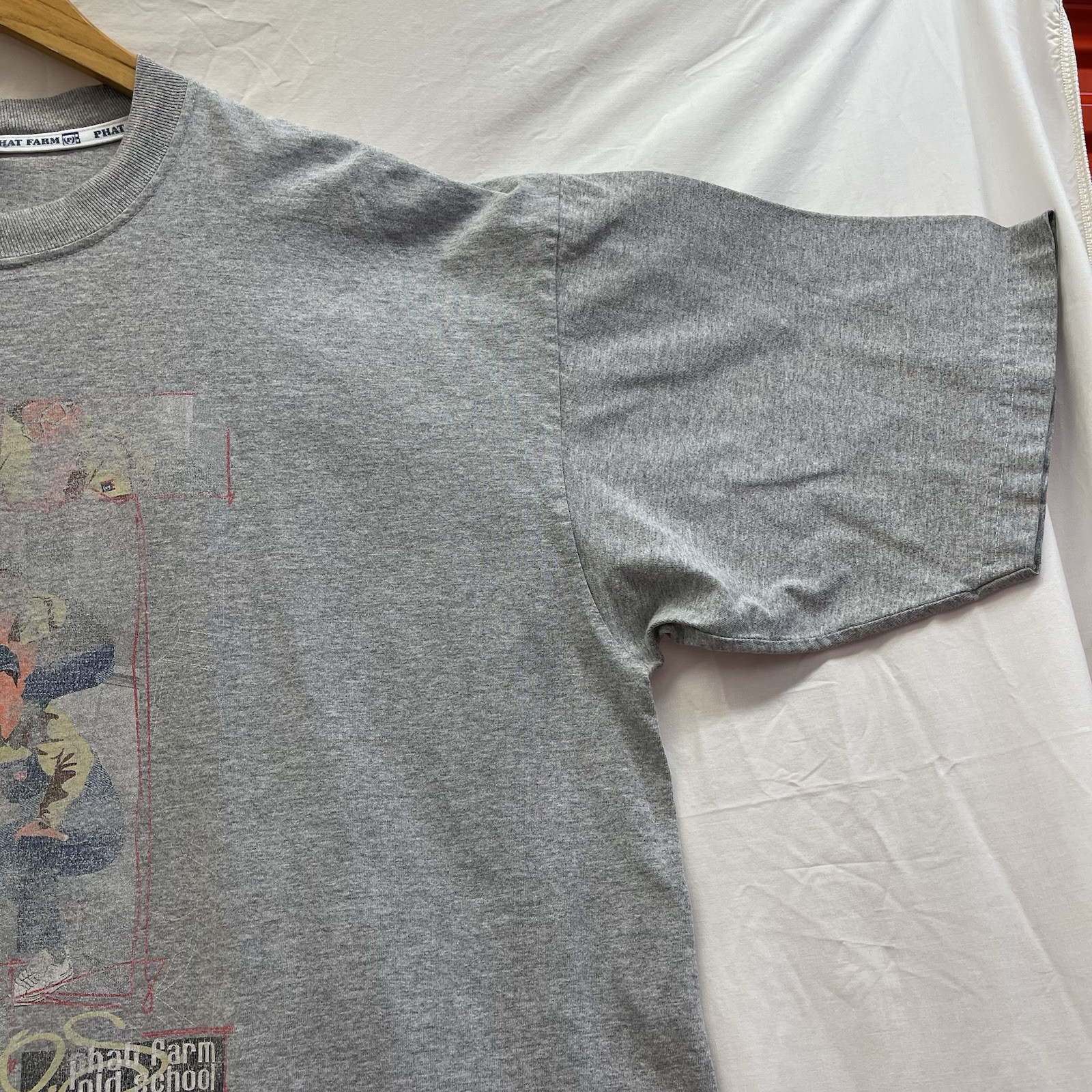 Rare 90s Vintage Phat Farm Old School Hip Hop Tee Shirt XL Made In USA gallery