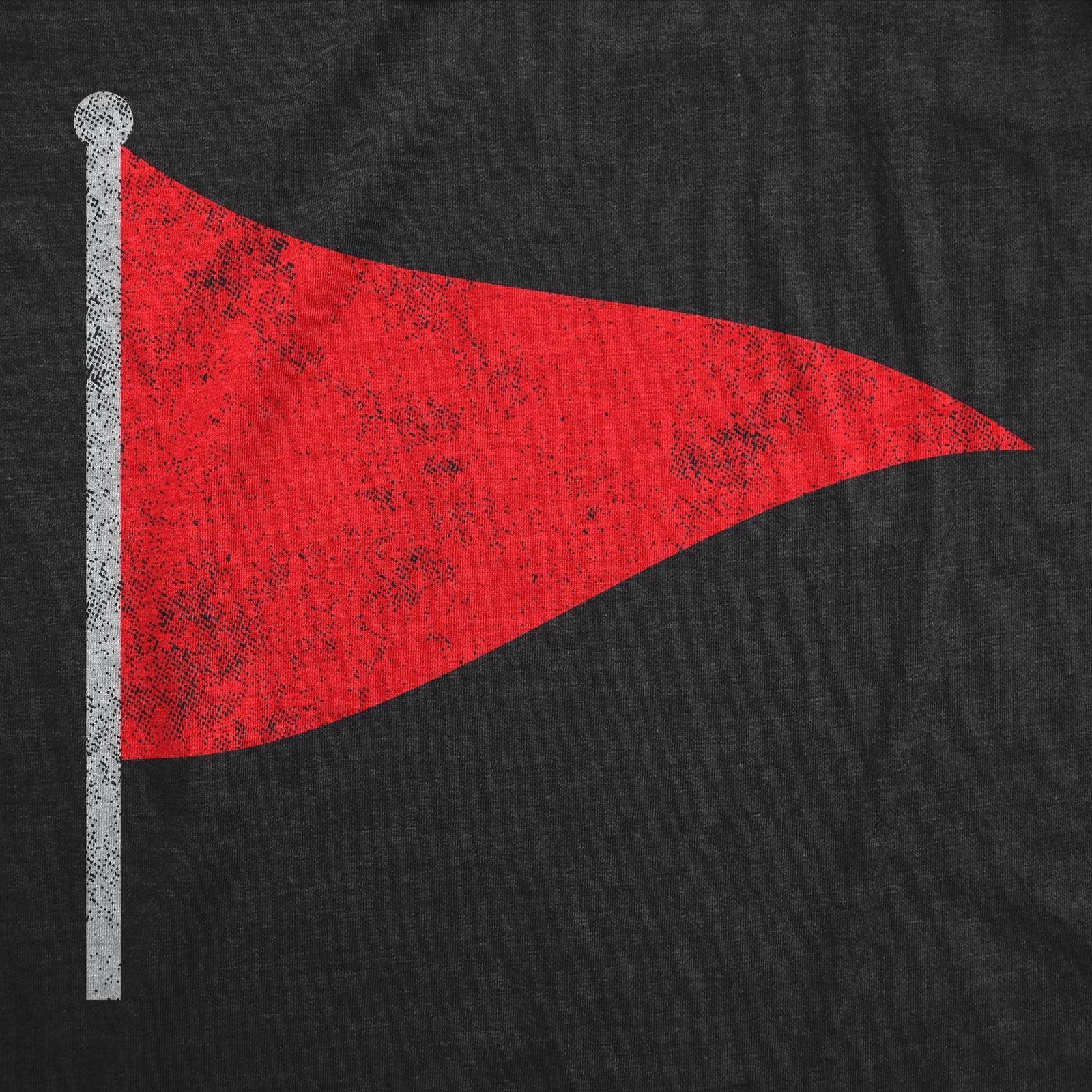 Mens Red Flag T Shirt Funny Sarcastic Warning Sign Tee For Guys gallery