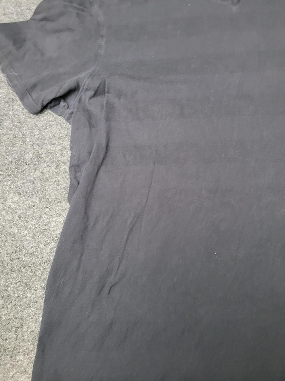 Under Armour Shirt Mens Large Black HeatGear Logo Crew Neck Moisture Wicking gallery