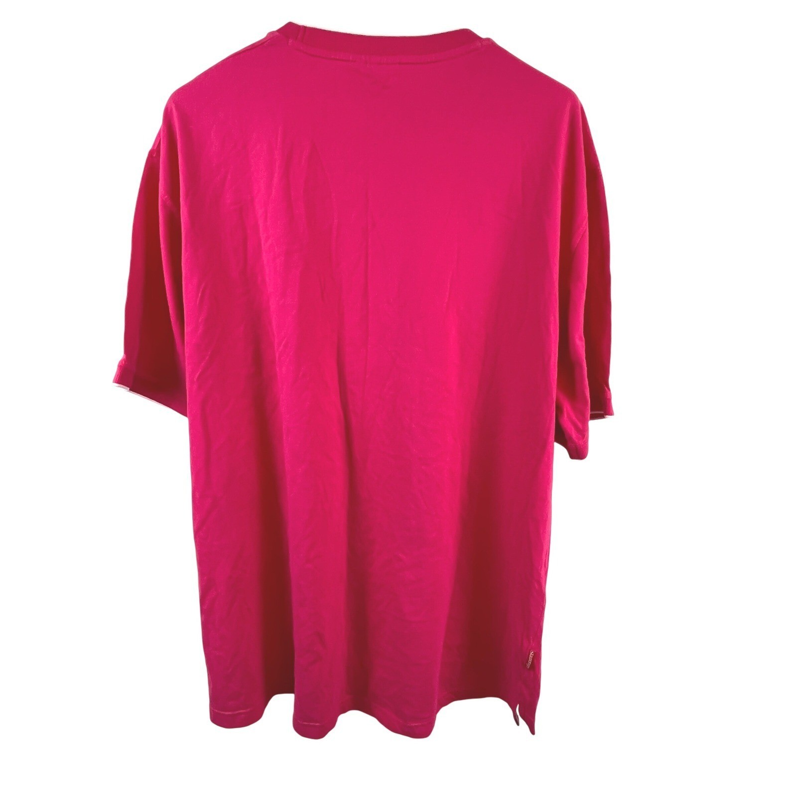 Slazenger Mens 4XL T Shirt Pink Short Sleeve Logo Big Tall Casual Tee Golf gallery