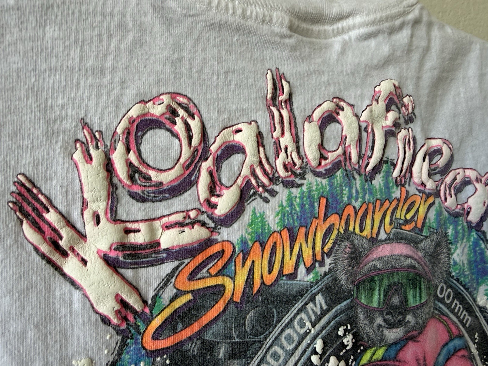 Vintage Wallaby Jack Koala Snowboard Puff Print Single Stitch Men’s L gallery