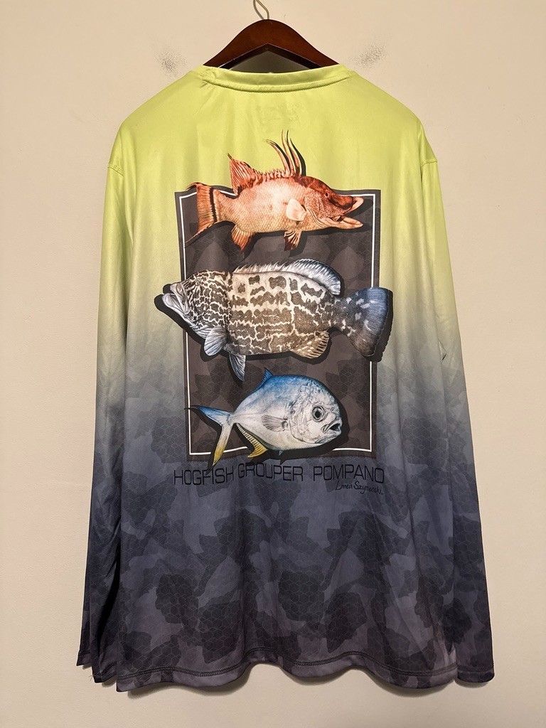 NEW 🎣 Reel Legends Reel-Tec Mens 2XL Fishing Shirt Performance Long Sleeve gallery