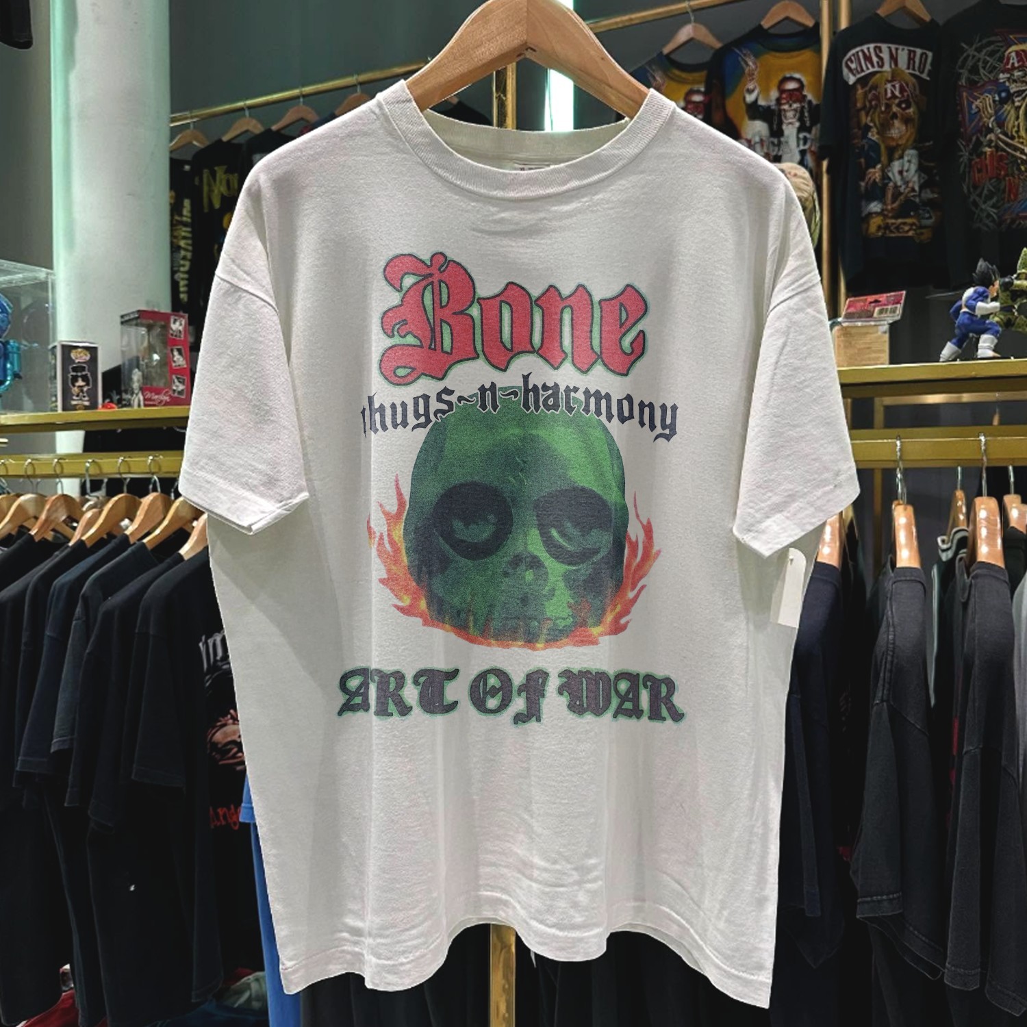 1997 Bone Thugs N Harmony Art Of War Washed T-Shirt White L gallery