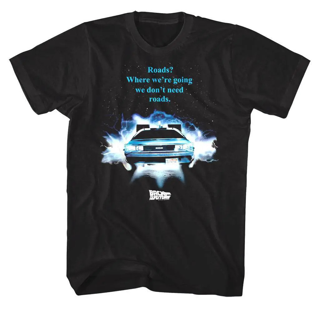 Back to The Future Driving Through Men's T Shirt gallery