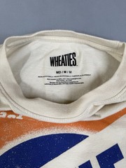 Wheatie’s Vintage Inspired White Graphic Cotton Jersey Crew Neck T-Shirt M