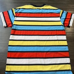 Y2K A-LAB Skate Surf Striped trippy multi color Size Medium Boxy fit