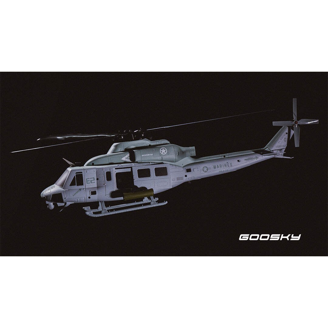 Goosky E2 UH-1Y Venom GPS Helicopter – RTF (Mode 2) with Carrying Case