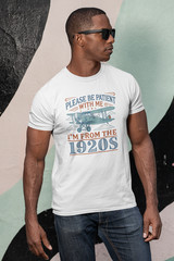 Retro “Please Be Patient With Me I’m From the 1920s” Airplane Pilot Shirt A139