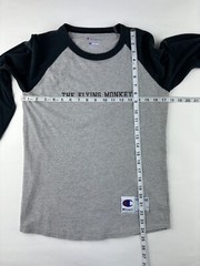 Champion 3/4 Raglan Sleeve Baseball Shirt The Flying Monkey Size Small