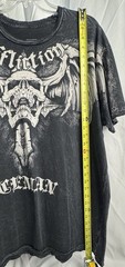 Affliction Signature Series ICEMAN Chuck Liddell Distressed Size 2XL Y2K
