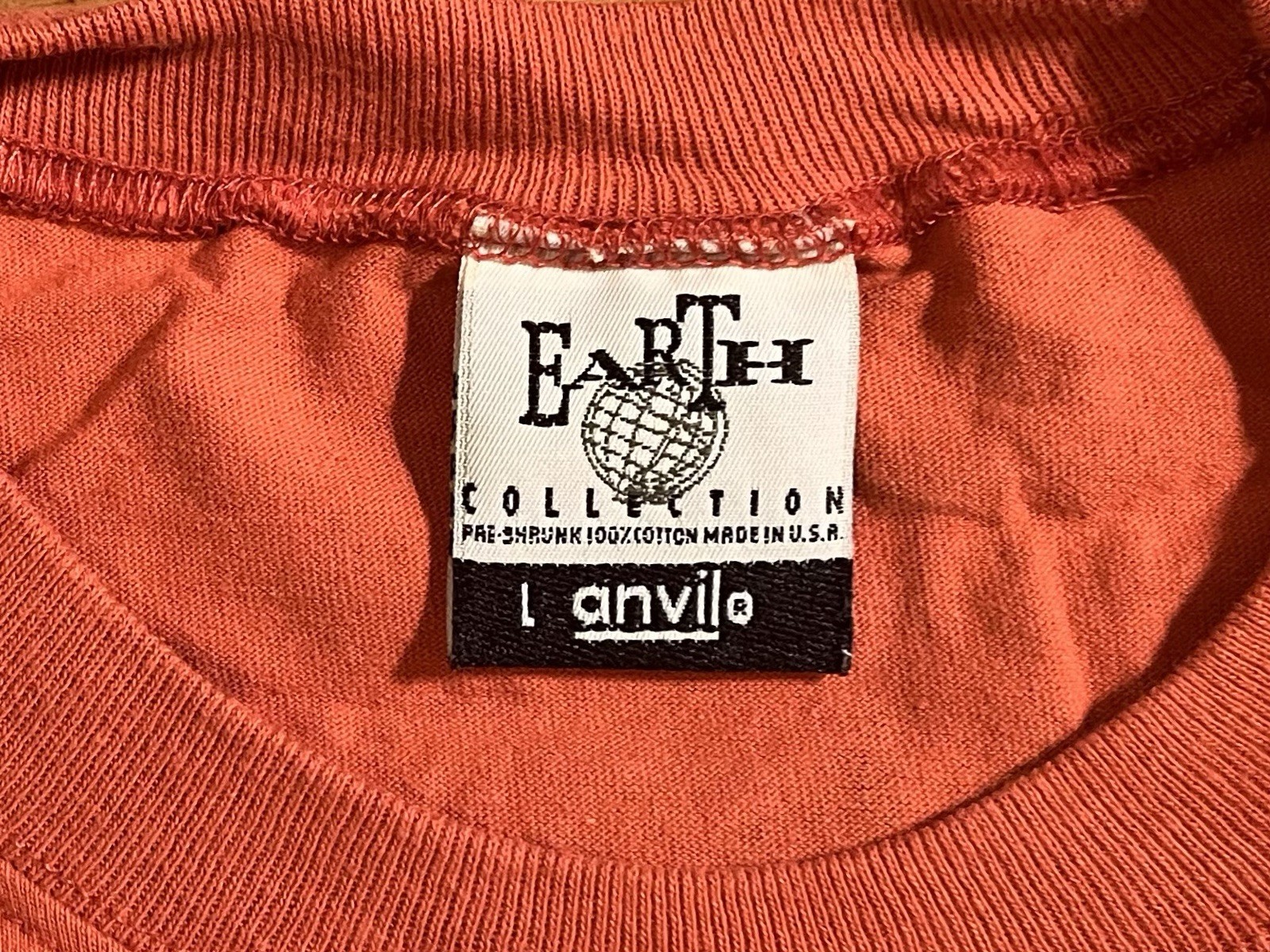 VINTAGE Jillian's Boston Billiards Mao Tse Tung Quote Shirt Men’s L Orange 90s gallery