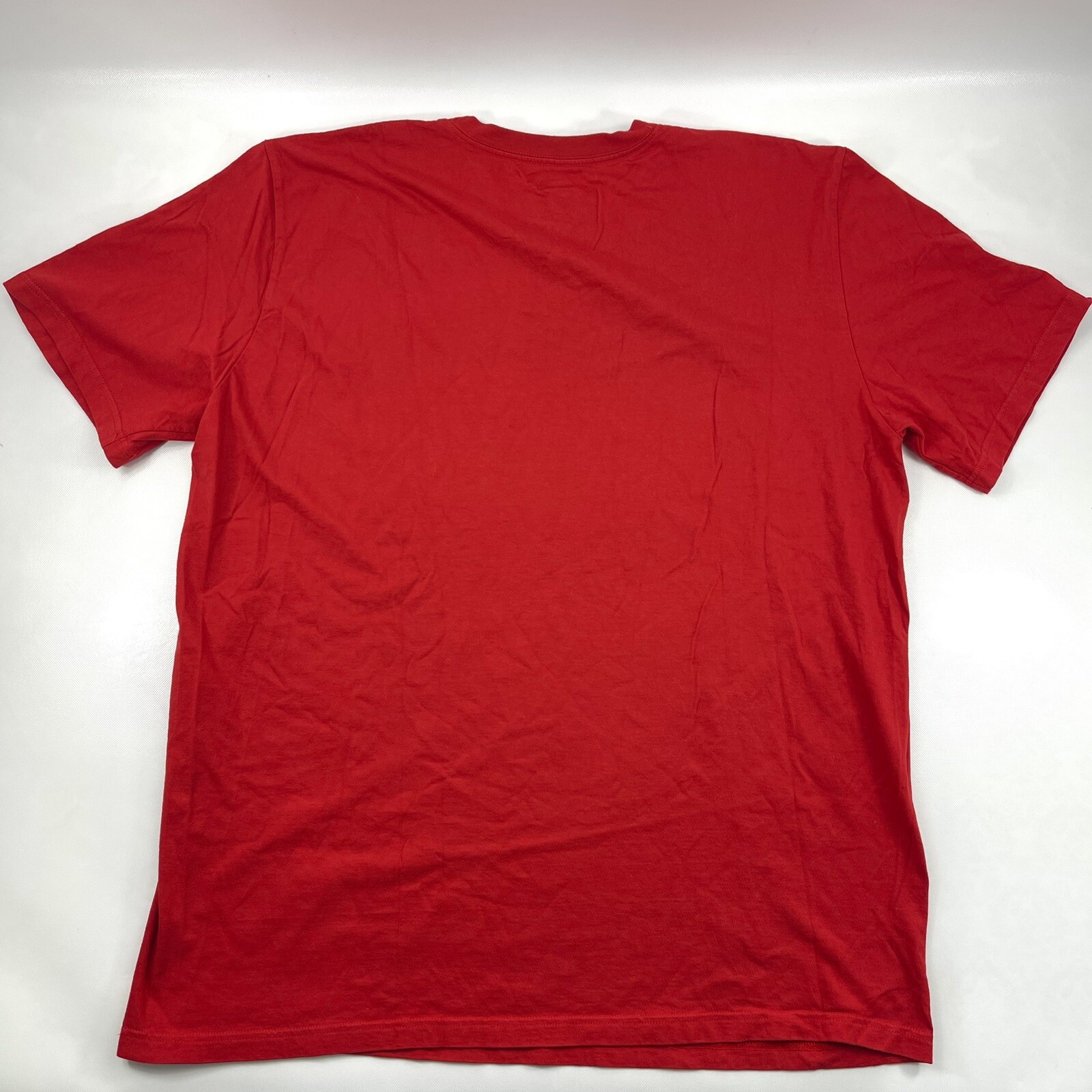 Nike Classic Apple Red Sport Solid Regular Fit T-Shirt Men's Size 2XL gallery