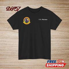 1st Battalion 9th Marine Regiment USMC Small Logo T-Shirt S to 5XL Made In USA