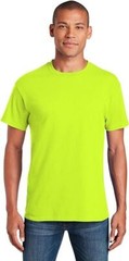 Gildan (10-pack) Safety Green Solid Cotton Short Sleeve Blank Tee T-Shirt S-XL