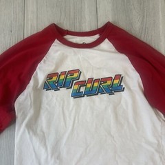 Rip Curl Mens Long Sleeve Limited Edition Tradition T-Shirt M Has Holes, Stain