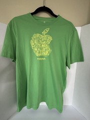 Apple Store T Shirt Mens Size Medium Green Today At Apple Tech Computing