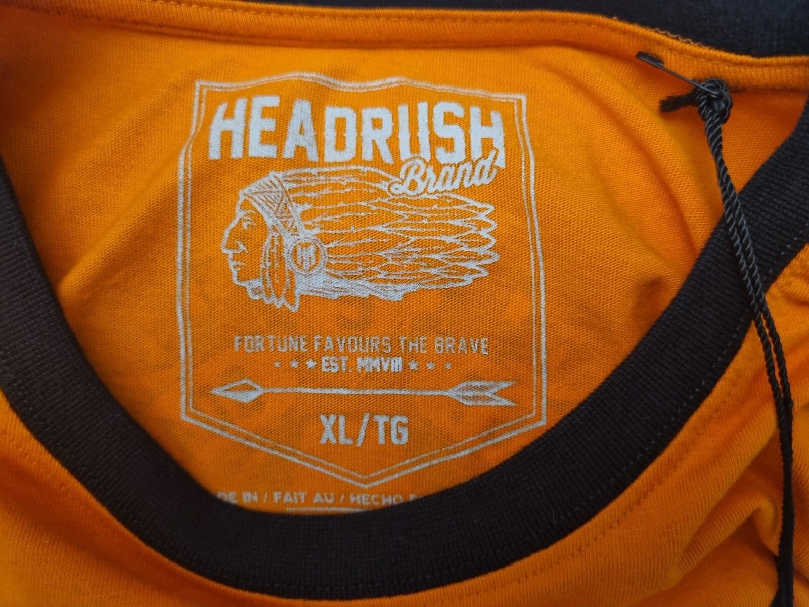 HEADRUSH T-shirt. New with tags. Size XL. gallery