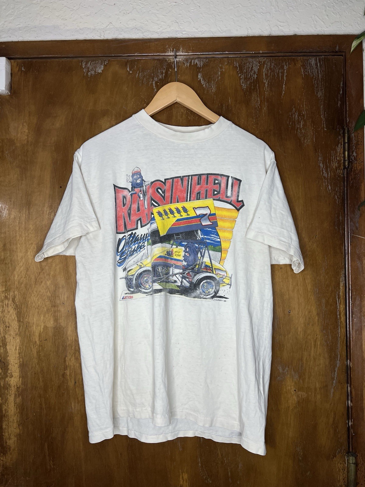 Vintage 1988 California Raisins Rasin Hell T Shirt