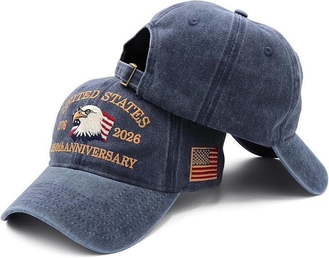 250 Anniversary USA Hat 17762026 Eagle Embroidery Liberty Patriotic Baseball ... gallery