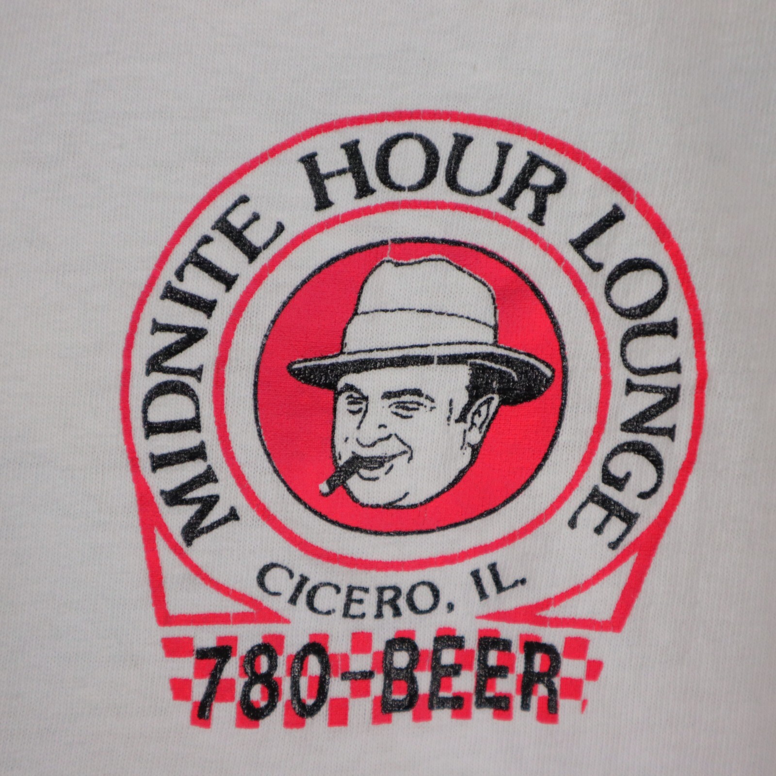 Vintage 90s Midnite Hour Lounge Cicero Illinois Al Capone Shirt Adult XL 23x26 gallery
