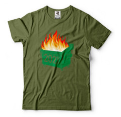 Funny T shirts, Dumpster Fire 2021, Humor 2021 Shirts, Funny 2021 Tee