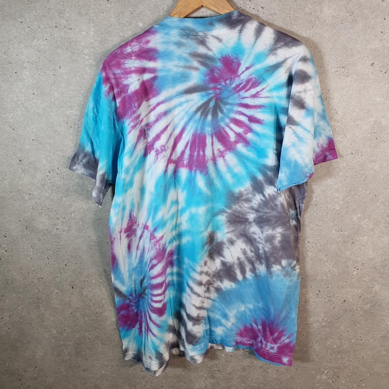 Vintage Hanes Tie Dye USA 90s Single Stitch T Shirt Mens XL Multicoloured gallery
