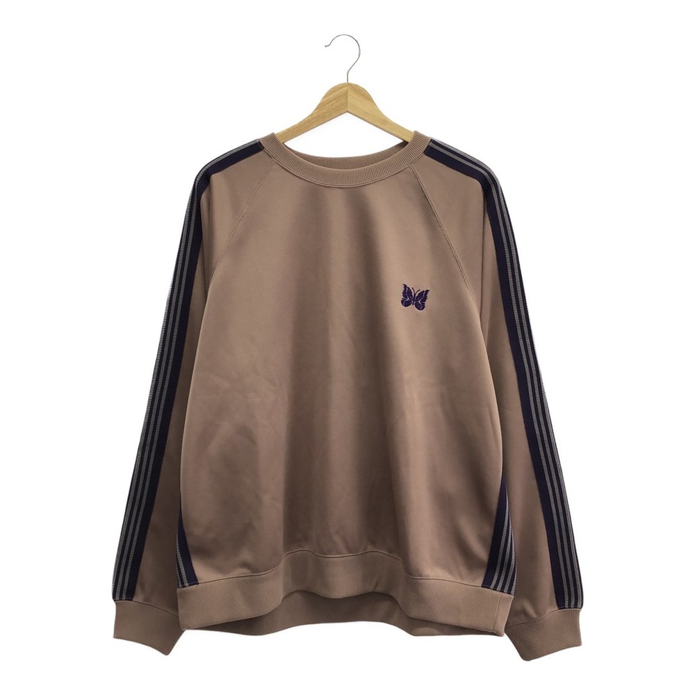 Needles Size L 22aw Track Crew Neck Shirt Poly Smooth Lq228 Tagged Used NE51-0