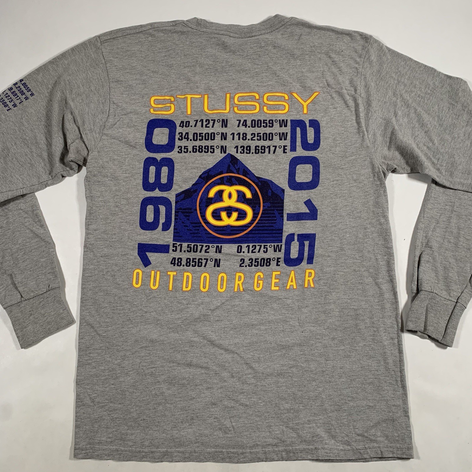 Stussy Outdoor Gear 2015 Streetwear Long Sleeve T-shirt Mens Medium Skate