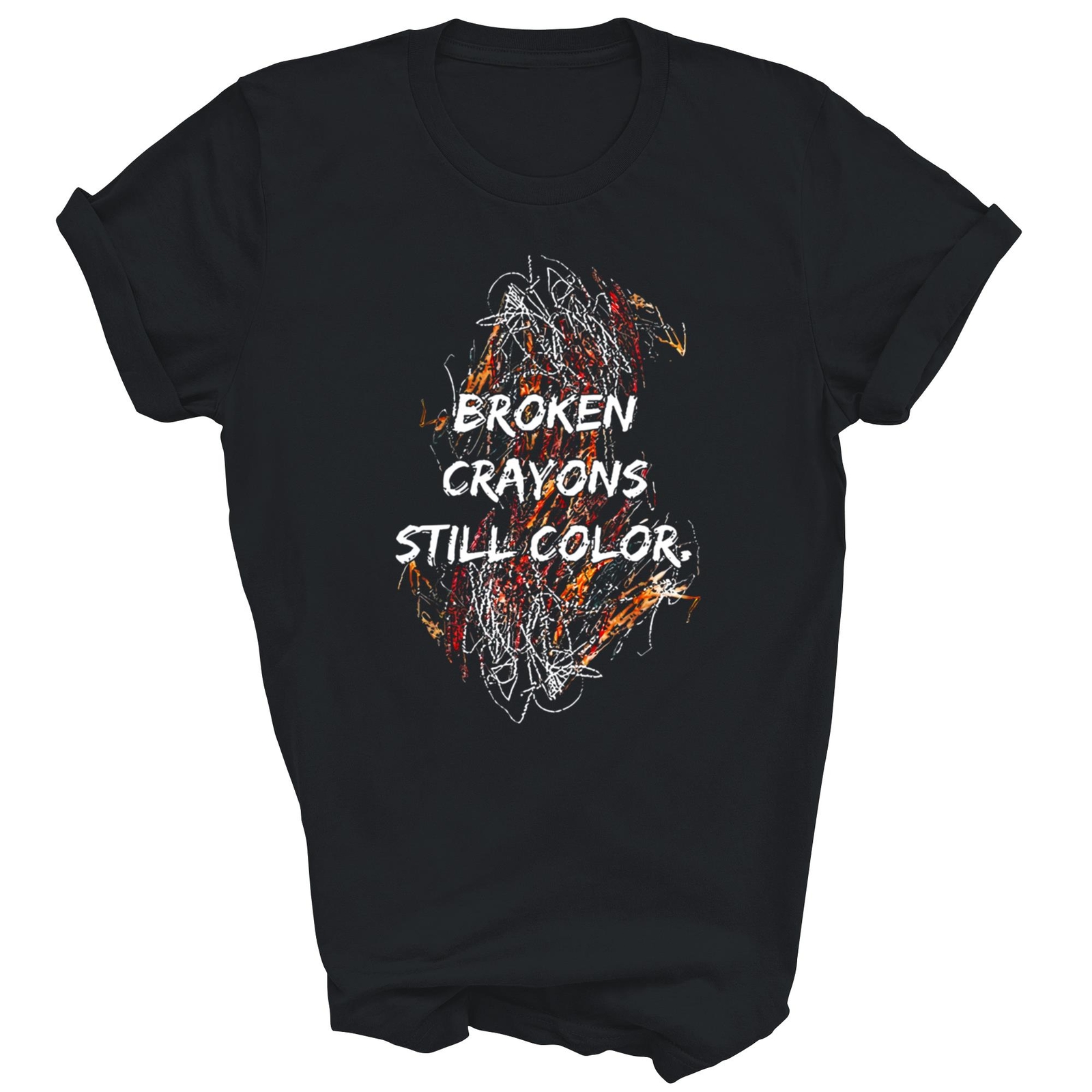 Broken Crayons Still Color Mental Health Awareness Unisex Shirt Gift gallery