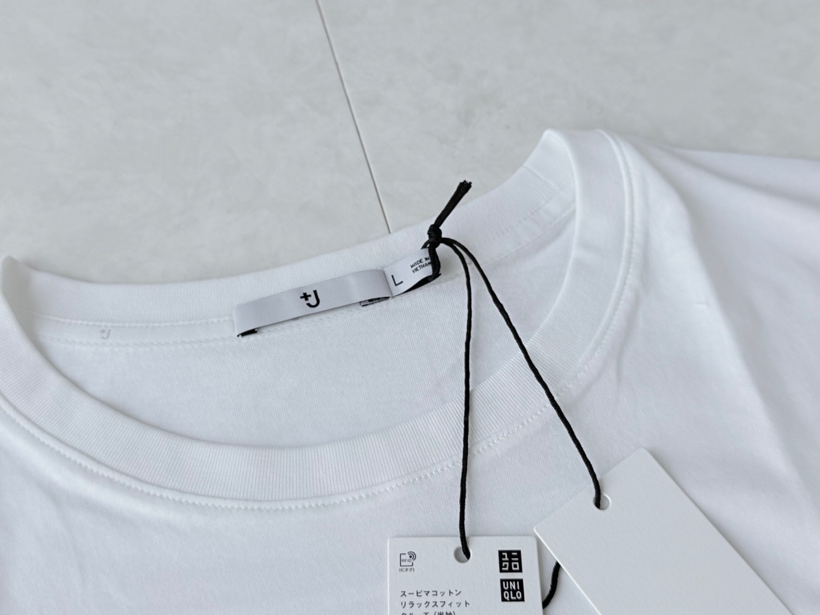 Jil Sander +J x Uniqlo Supima Cotton T-Shirt Mens L White NWT gallery