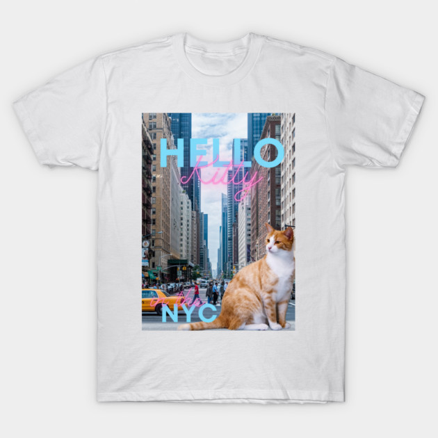 Hello Kitty NYC T-Shirt New York City Mascot Graphic Tee Cute Y2K Fashion Top gallery
