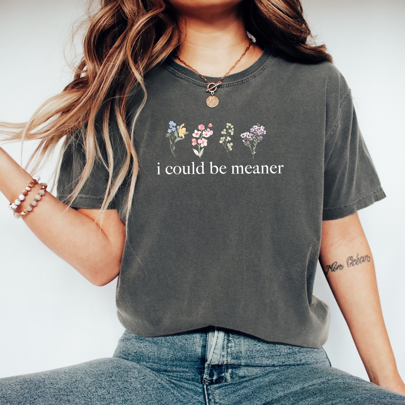 I could be meaner Shirt, Funny Shirt, Funny Mom Shirt, I could be meaner Shirt gallery