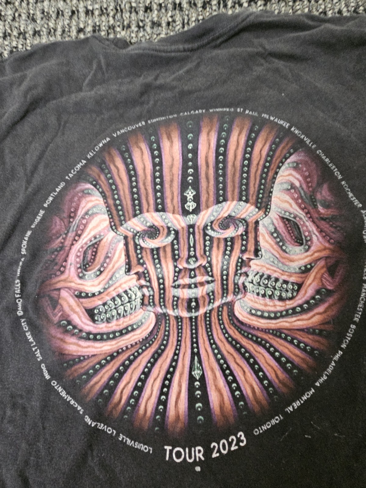 Tool 2023 Mens Black SOS Band Graphic T Shirt Los Angeles Tour See Description gallery