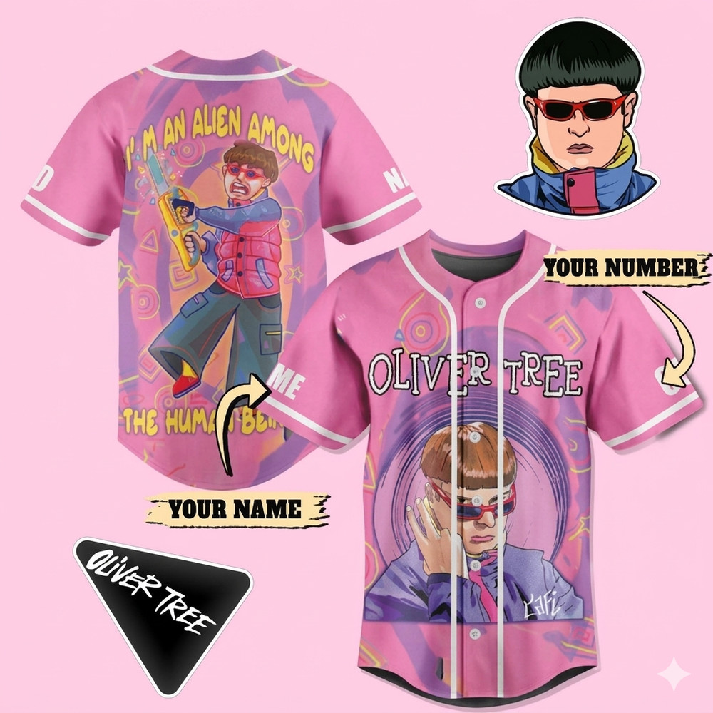 Alien Human Oliver Tree Personalized Baseball Jersey Unisex Shirt TS1272