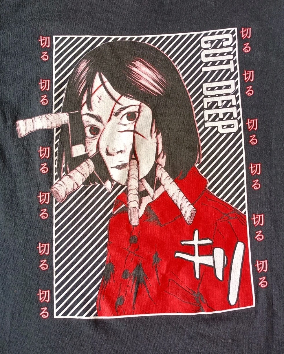 Mako Vice T-Shirt Men's Size Small Graphic Print Black Anime Shirt gallery