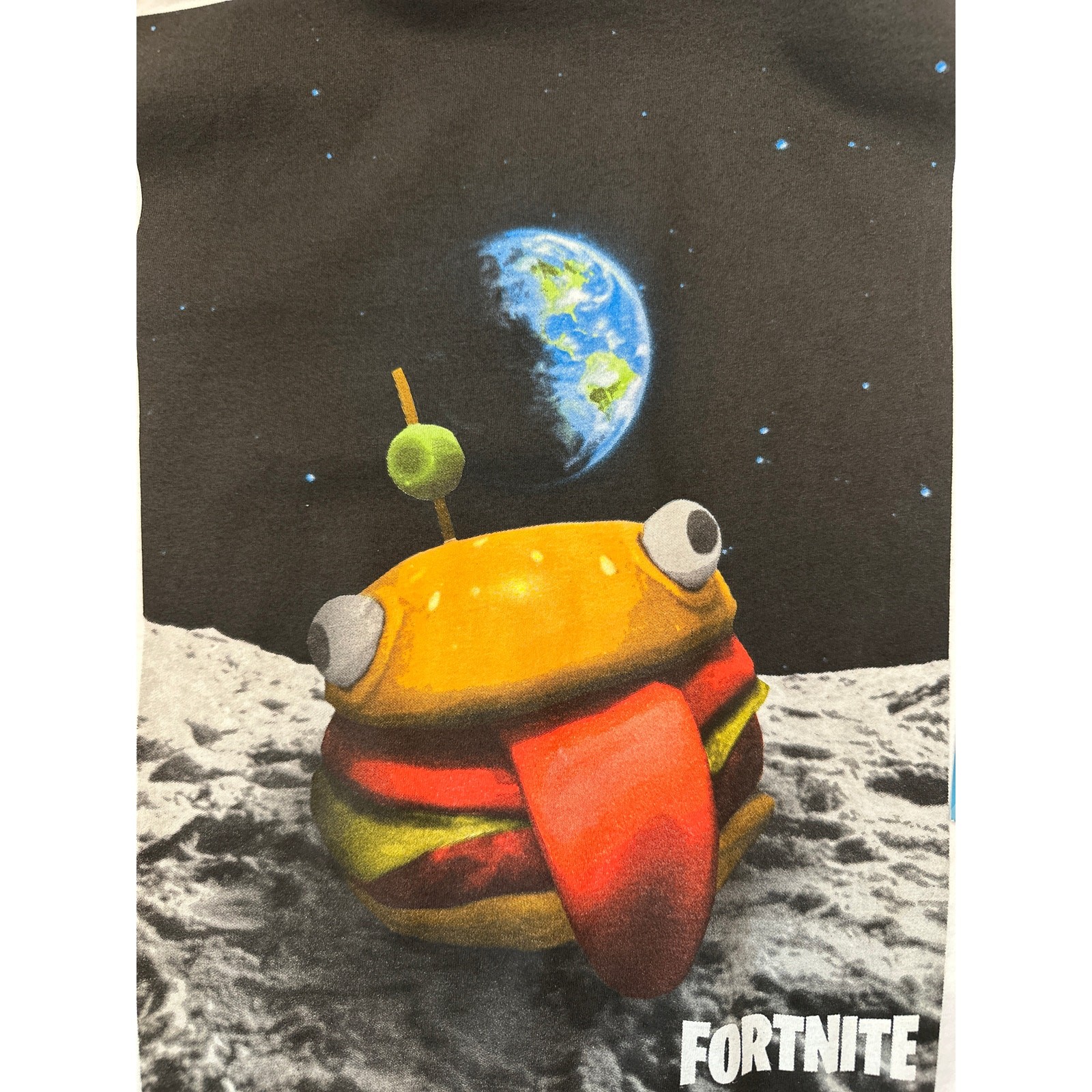 Fortnite Moon Burger Tee L (42/44) NWT – Stellar Streetwear 🍔🌙 gallery