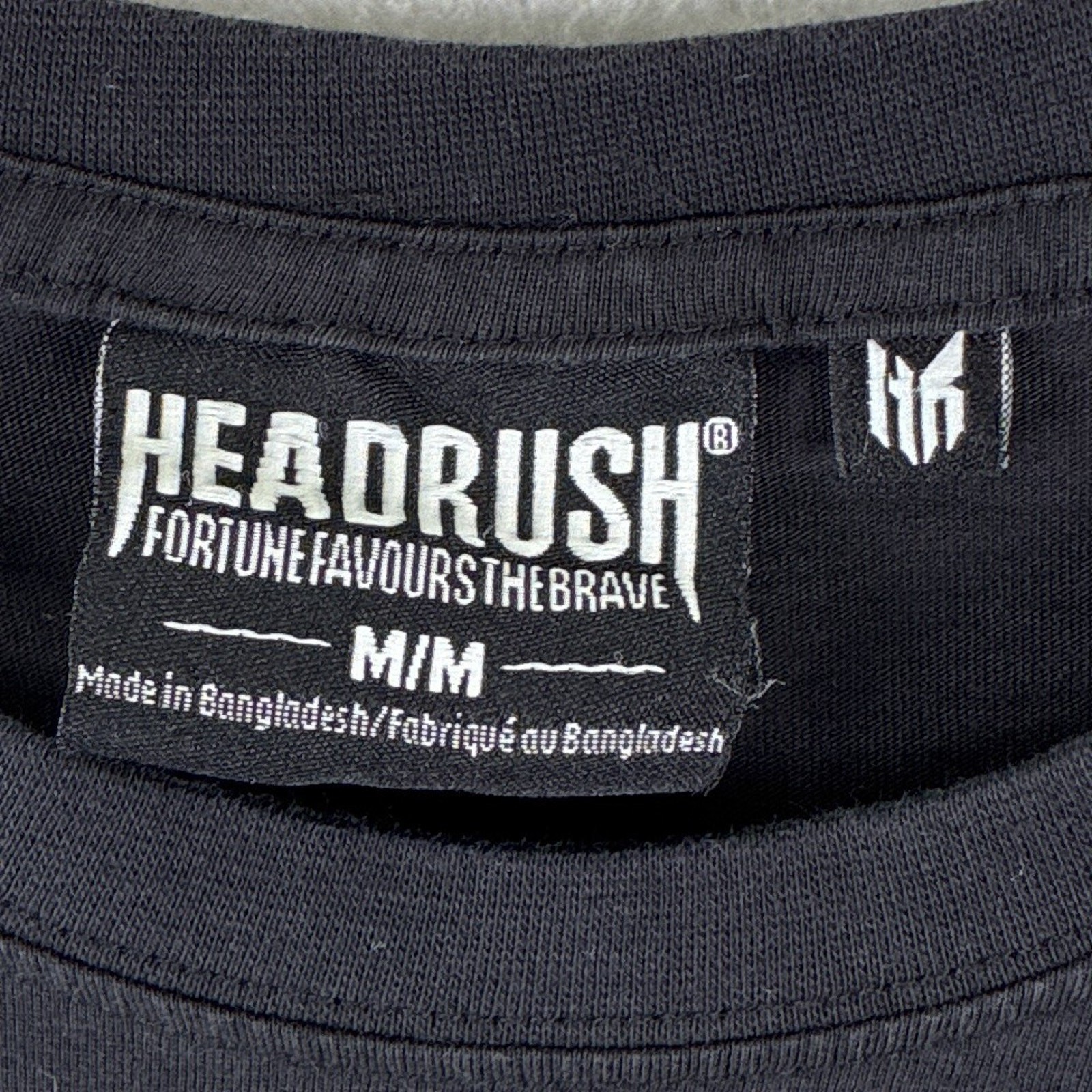Headrush Tshirt Men M Black Rehat Mati Albanian Bear MMA UFC BJJ Jiu JItsu Rogan gallery