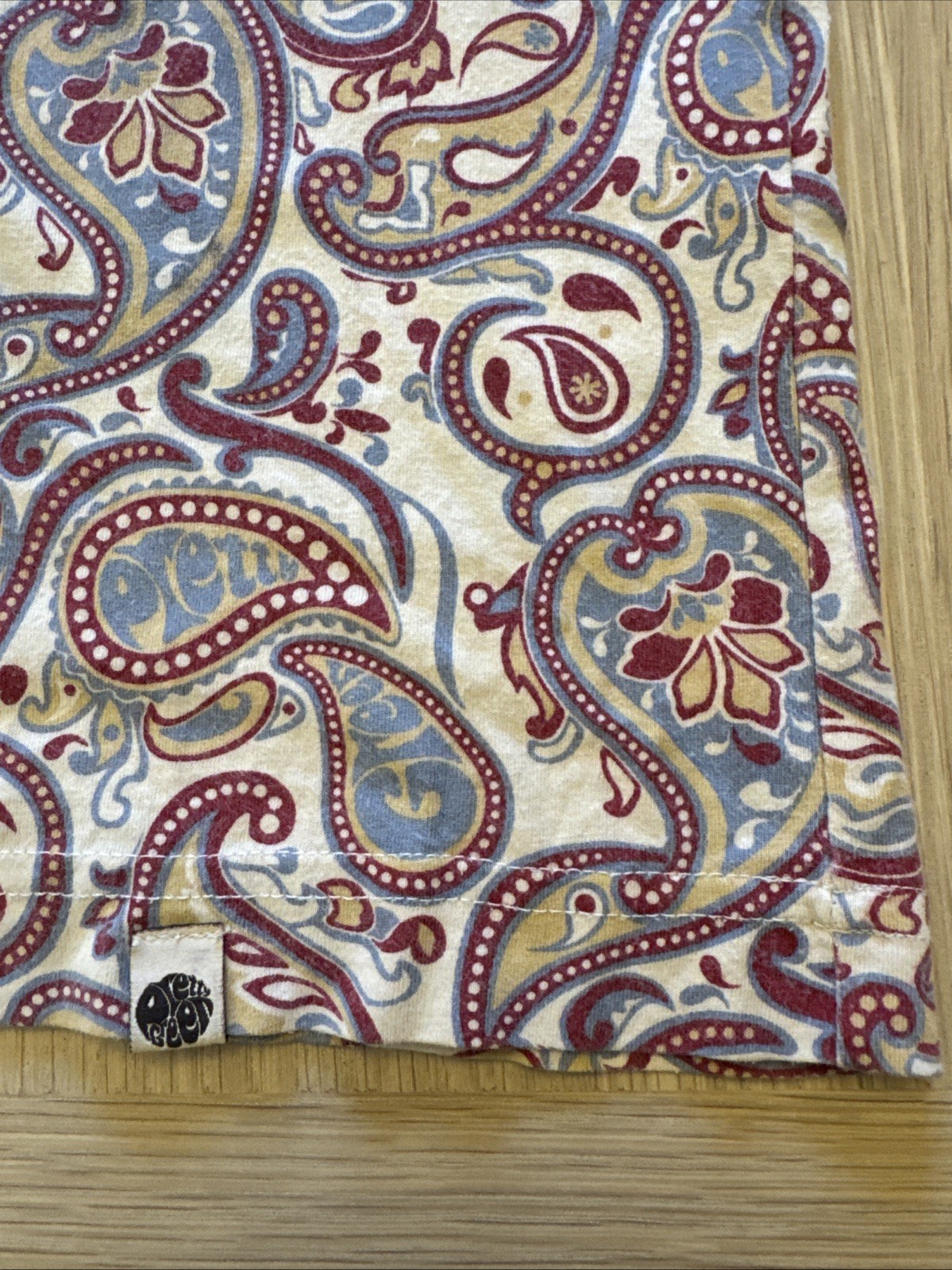 Pretty Green L Multicoloured Paisley Pattern Pocket T Shirt gallery