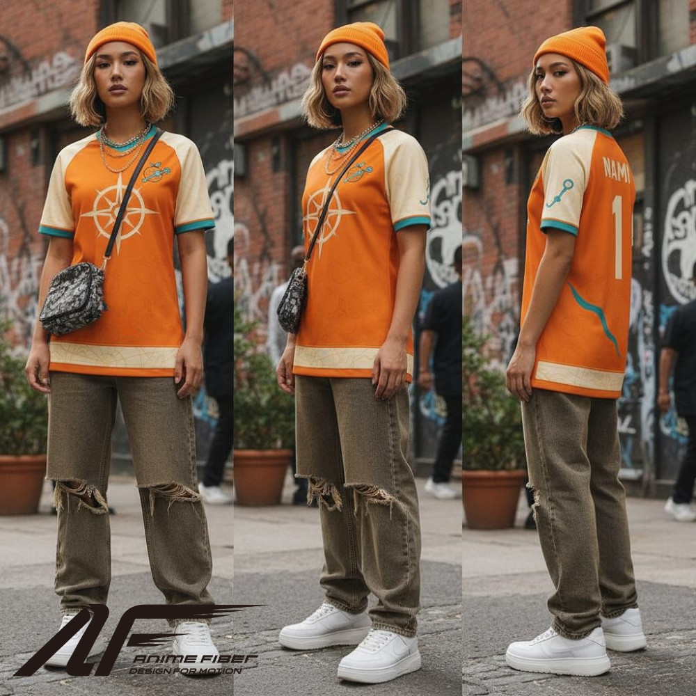 Nami Jersey | One Piece Anime Jersey gallery