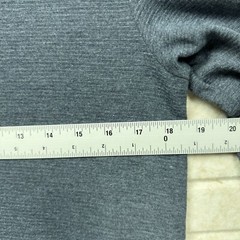 Level Ten Men’s S Charcoal Heather Long Sleeve Pullover Knit Minimalist Casual