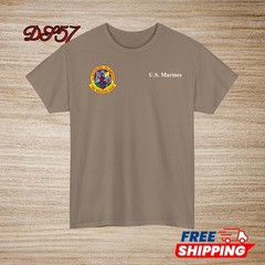1st Battalion 9th Marine Regiment USMC Small Logo T-Shirt S to 5XL Made In USA