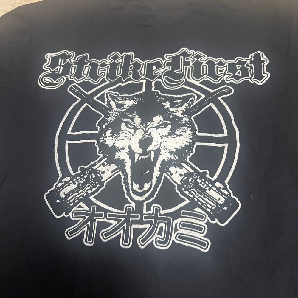 Strike First Mens Shirt Black Sz S Atlanta Punk Oi! Antiheroes Haywire GBH gallery