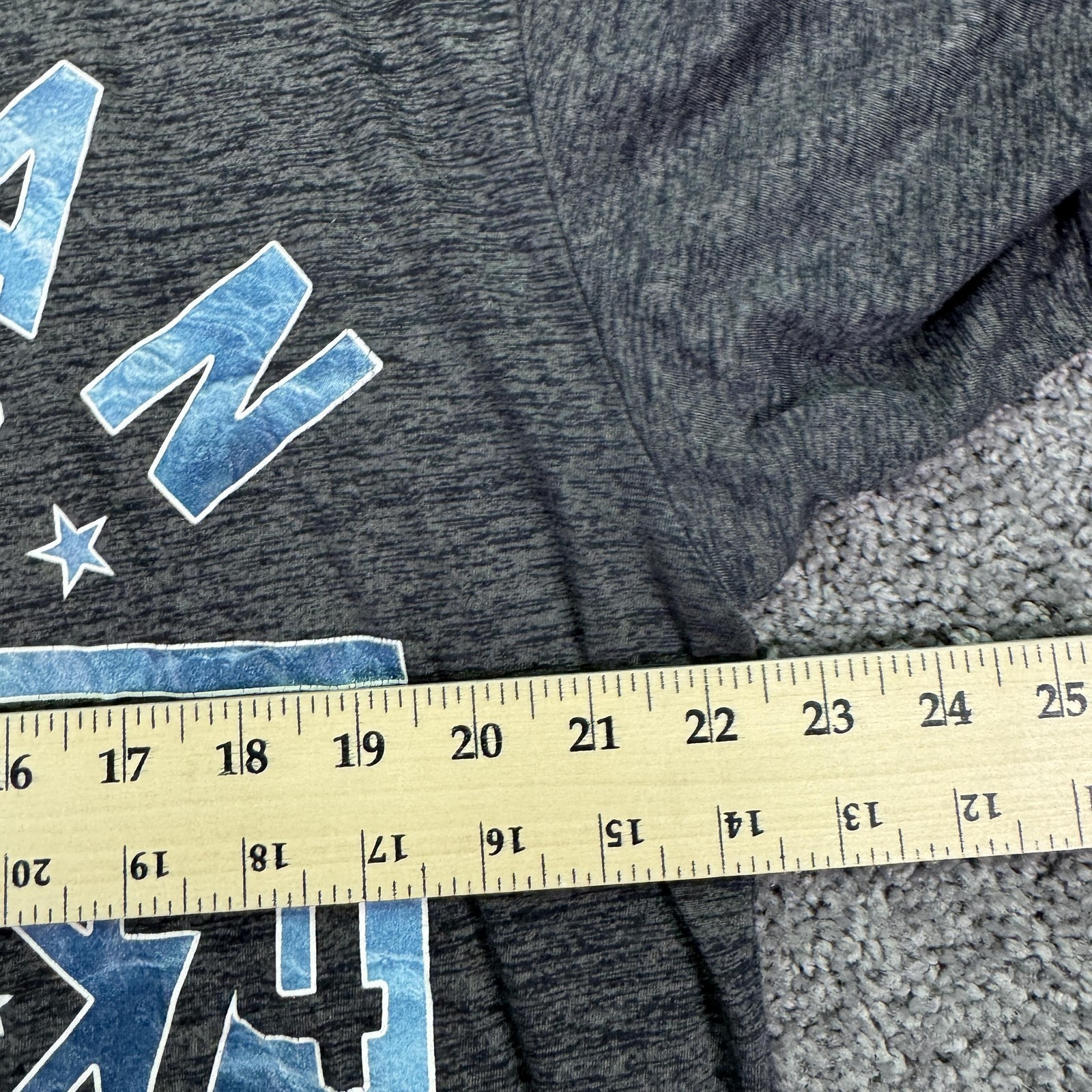 American Fighter Shirt Mens 2XL Gray Athletics Graphic Tee Side Zipper Casual gallery