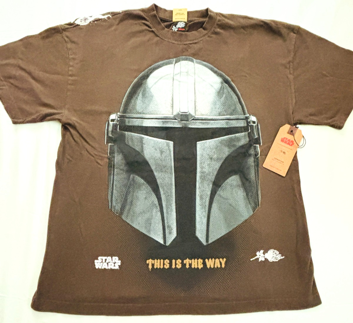 Civil Regime Star Wars Mandalorian Oversized Graphic Tee Shirt Adult Size Large gallery