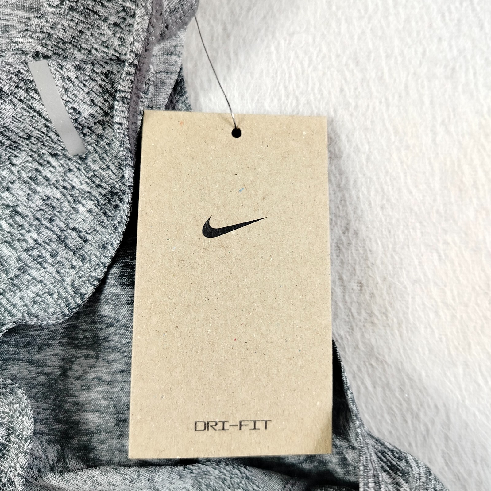 Nike Tank Top Mens Medium Heather Gray Dri Fit Running Workout Gym Rise 365 gallery