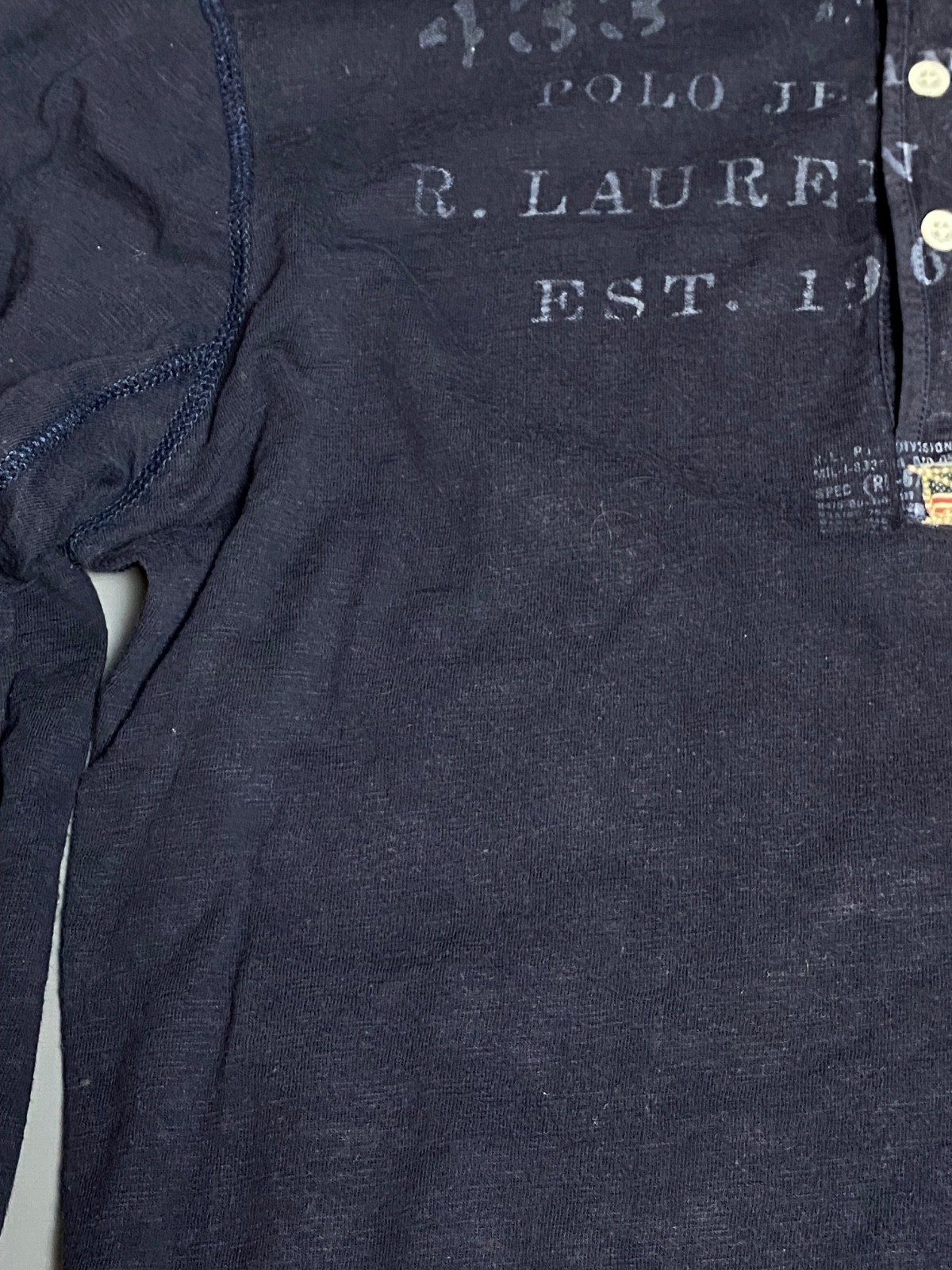 Vintage Polo Jeans Co Ralph Lauren Men’s Long Sleeve Shirt Sz L 90s Avangard Y2K gallery