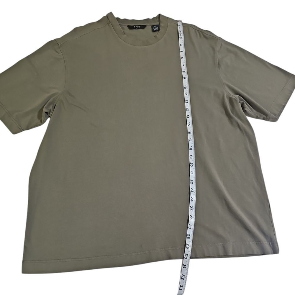 Axis LA Premium Olive Green Cotton Crew Neck T-Shirt Casual Basic Tee XL gallery