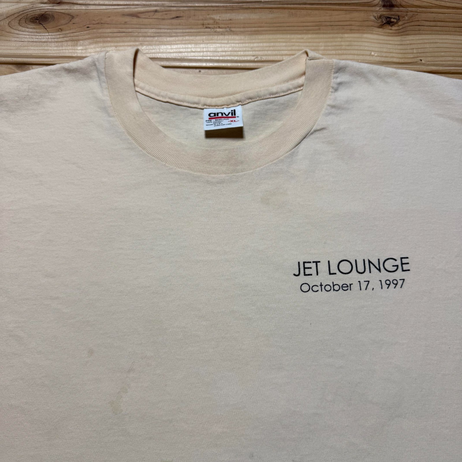 Vintage 1997 Jet Lounge Jeffy-J's 30th Birthday Martini Anyone Novelty Shirt XL gallery